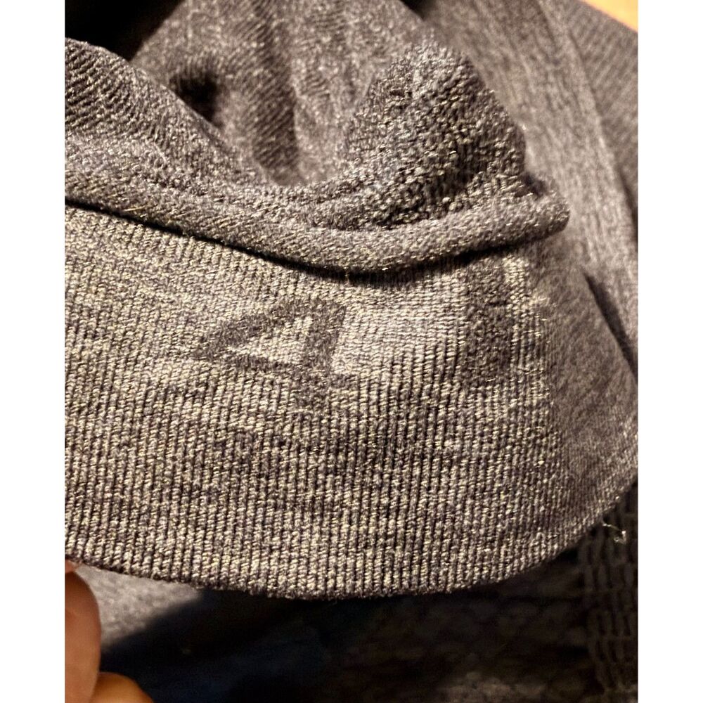 Lululemon Ebb To Street Capri Leggings Size 4 Dark Grey Ruched Seamless - Picture 4 of 7